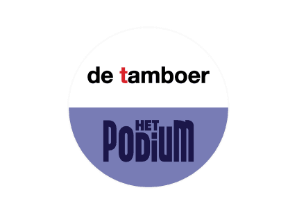 Canva logo de Tamboer & het podium