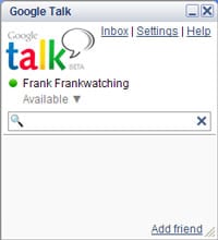 Google in IM: Google Talk