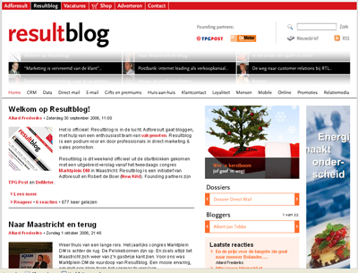 Resultblog homepage