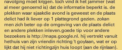 Google Maps in reacties