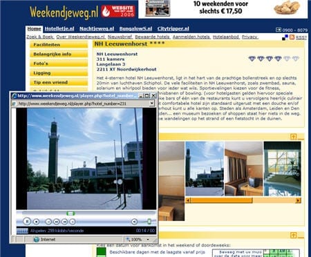 Weekendjeweg.nl biedt een mooie video van het hotel.