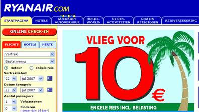RyanAir: koning van het flexible pricing