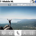 Screenshot van phone applicatie