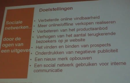 doelstellingen gebruik online communities