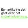In-text advertising: Expanderende mogelijkheden