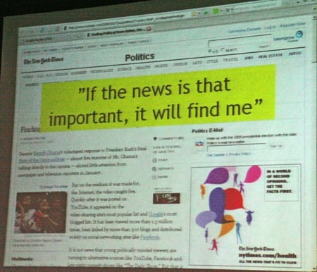 “If the news is that important, it will find me”