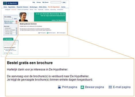 Hypotheker bedankt