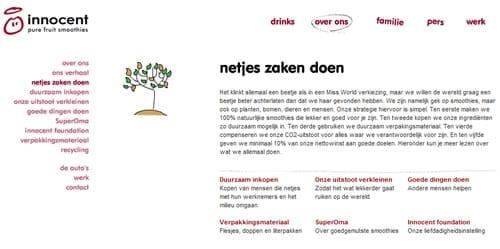 Innocentdrinks doet 'Netjes zaken'