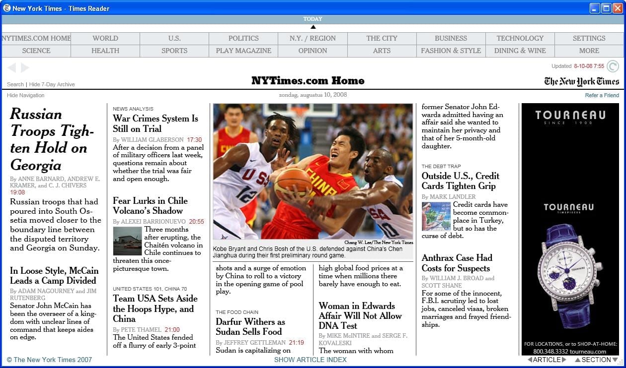 New York Times Reader