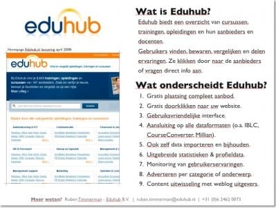 De samenvattende "pitch" uit het document waar we persona's en features in beschreven.