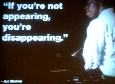 appearing