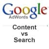 Google Adwords: inhoudsnetwerk scoort beter dan zoeknetwerk