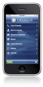 iPhone Obama app Obama maakte gebruik van vele media