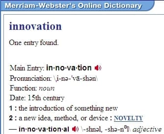 innovation