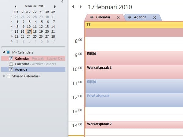 Outlook 2010 overlay