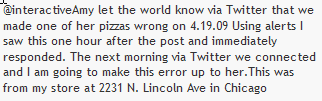 dominos apology