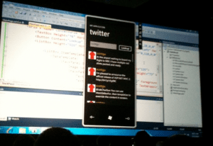 @scottgu's 10 min. iphone app live on stage