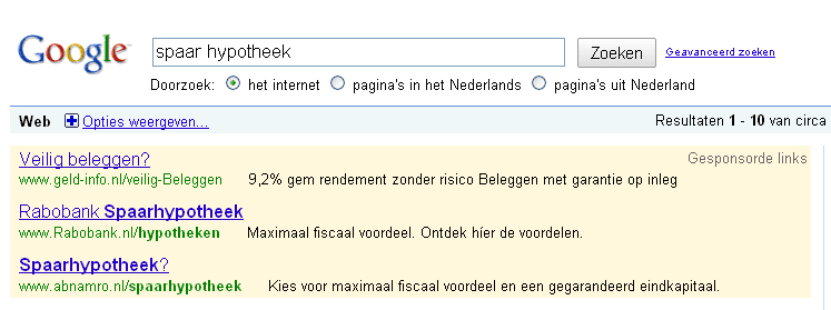 spaarhypotheek Spaar hypotheek of spaarhypotheek?