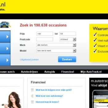 AutoTrack.nl: Vergelijk aanbod van auto’s