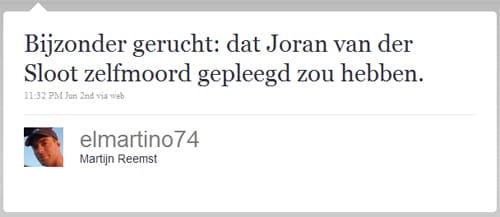 gerucht_joran_zelfmoord