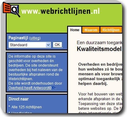 webrichtlijnen