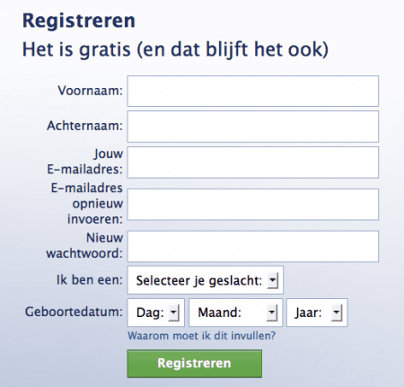 Facebook voor beginners: nieuw profiel
