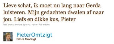 Tweet Omtzigt