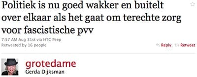 Tweet Dijksman