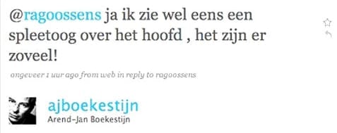 Tweet Boekestijn