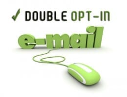 welkomstmail kan ook dienen als double opt-in