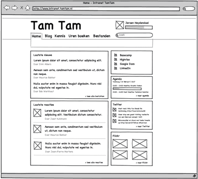 Wire frame TamTam