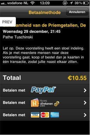 Pathe iPhone app