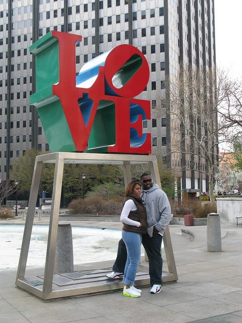 LOVE van Robert Indiana, Philadelphia