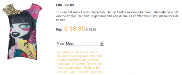 Scarcity in werking bij 42hrsclub.com
