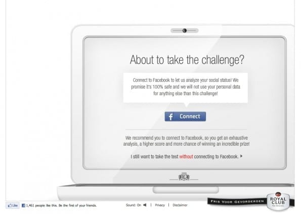 Royalclub Challange on Facebook