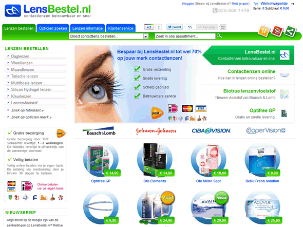 contactlenzen online bestellen