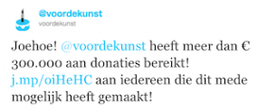 voordekunst crowdfunding