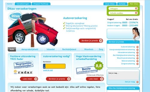 Website Ditzo: consequent in benadering Website Ditzo: consequent in benadering