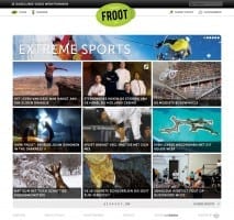 De homepage van Froot.nl