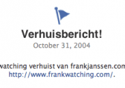 Frankwatching verhuisd