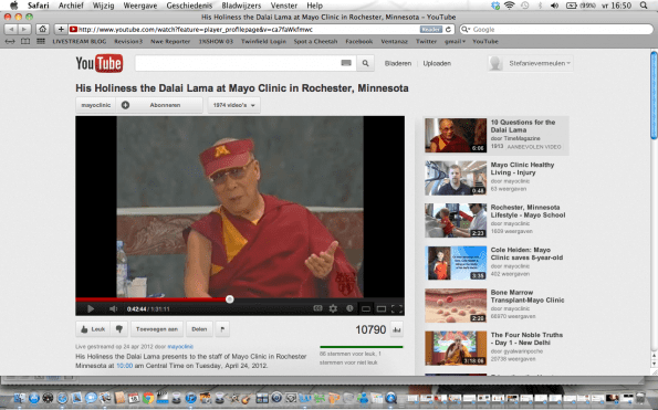 Geen kaartje voor de Dalai Lama, wel erbij zijn via de livestream