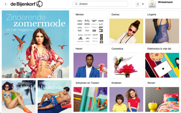 Sneak Peak Bijenkorf Responsive Site