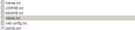 Robots.txt bestand