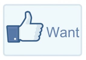 Facebook Want Button