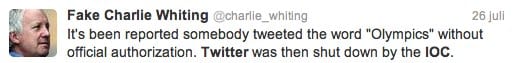 Tweet IOC twitter