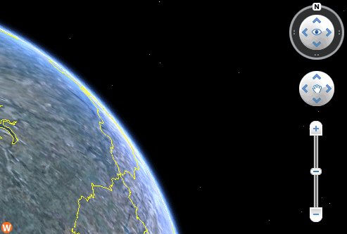 In- en uitzoomen op de wereld