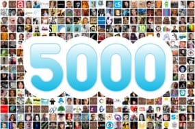 5000 volgers