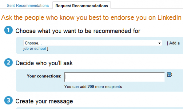 linkedin recommendations