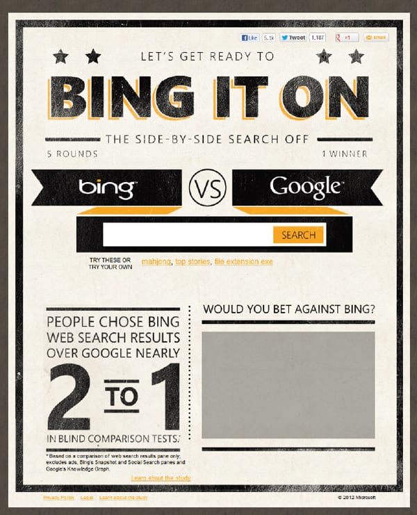 Bing it on