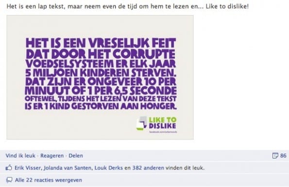 Het is een lap...